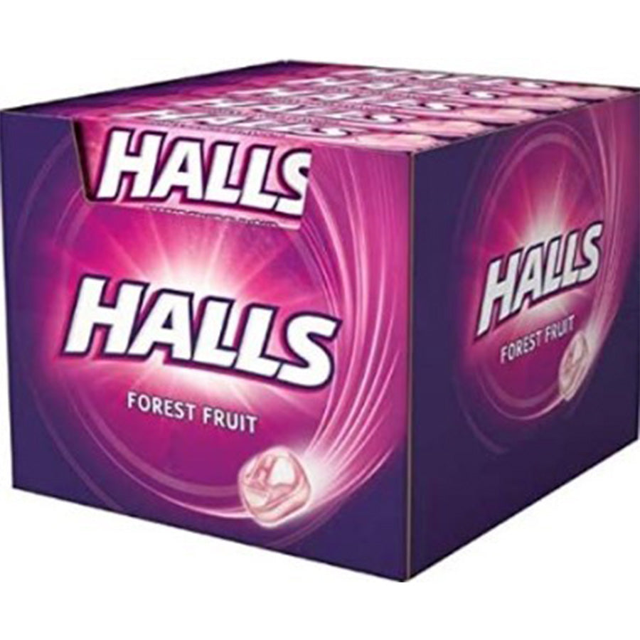 HALLS Over the Counter COUGH DROPS 9 CT FOREST FRUIT UK