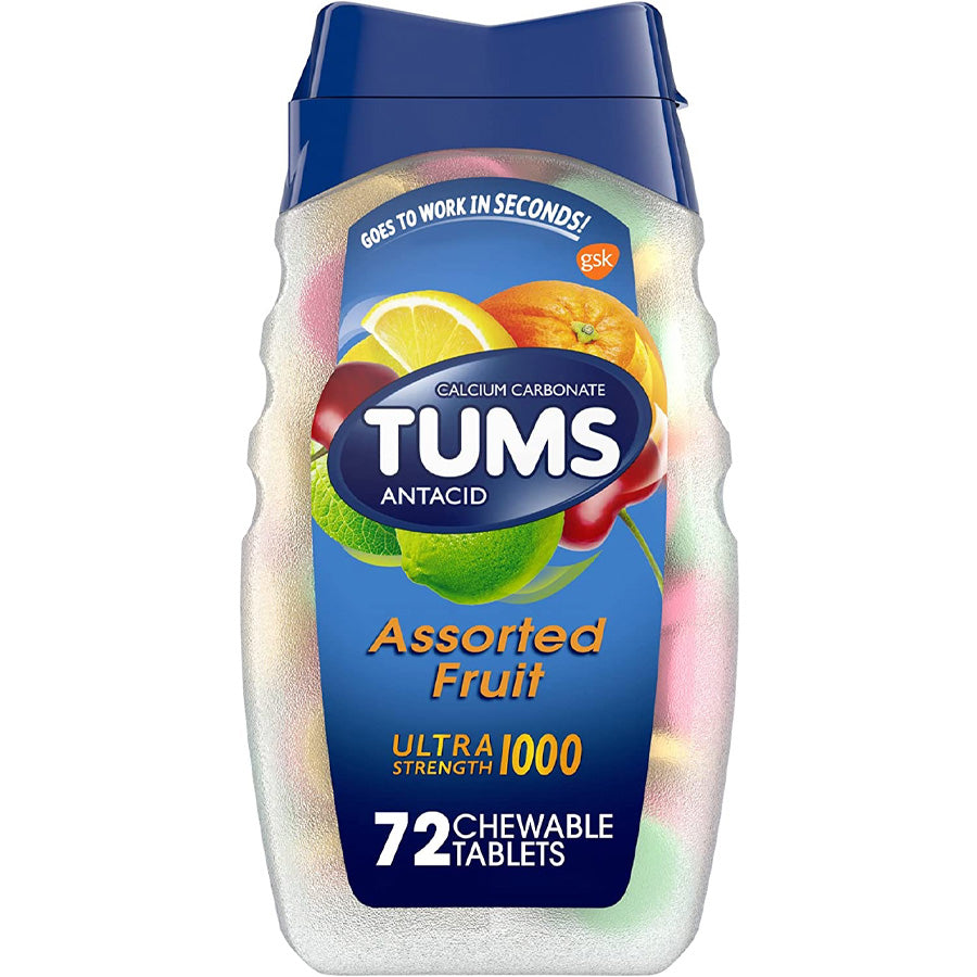 TUMS Over the Counter ULTRA BOTTLE 72 CT ASST FRUIT