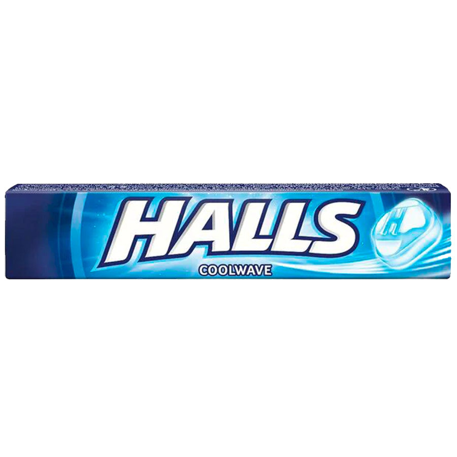 HALLS Over the Counter COUGH DROPS 9 CT COOL WAVE MENTHOL UK