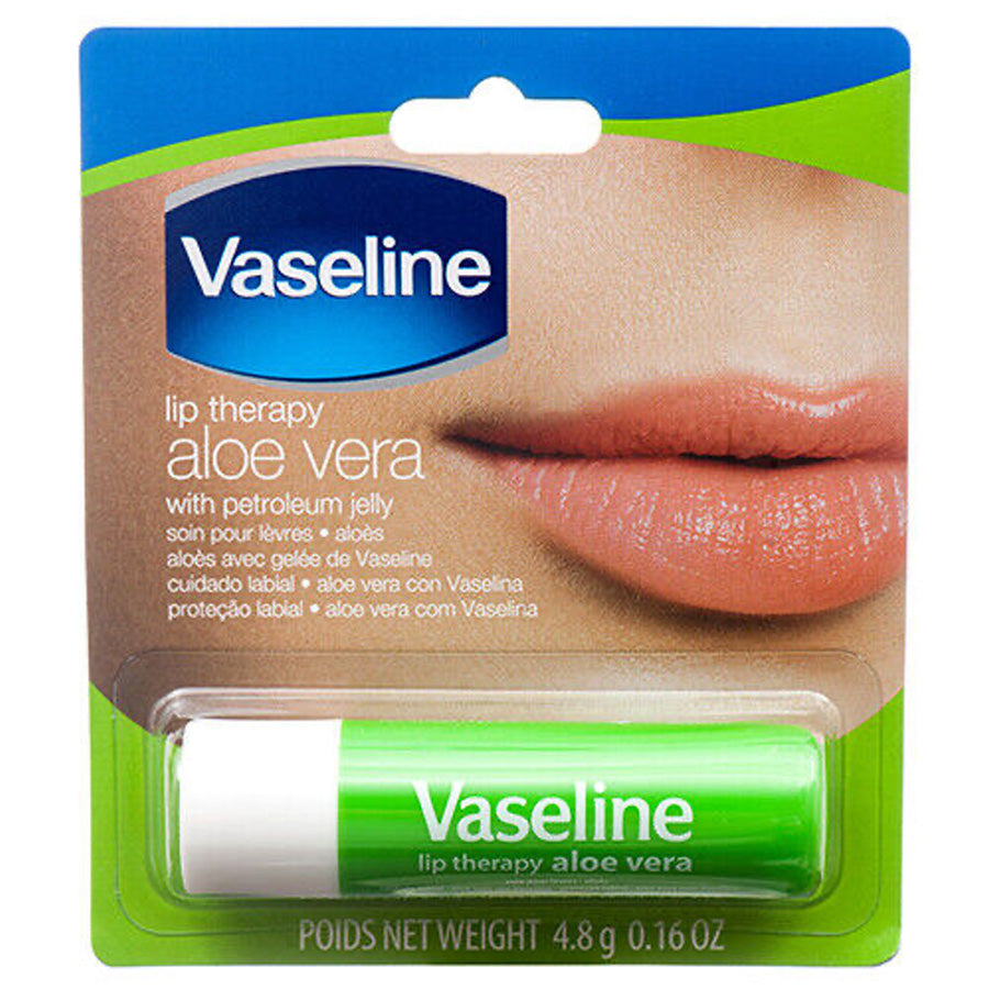 VASELINE First Aid LIP THERAPY 0.16 OZ ALOE VERA