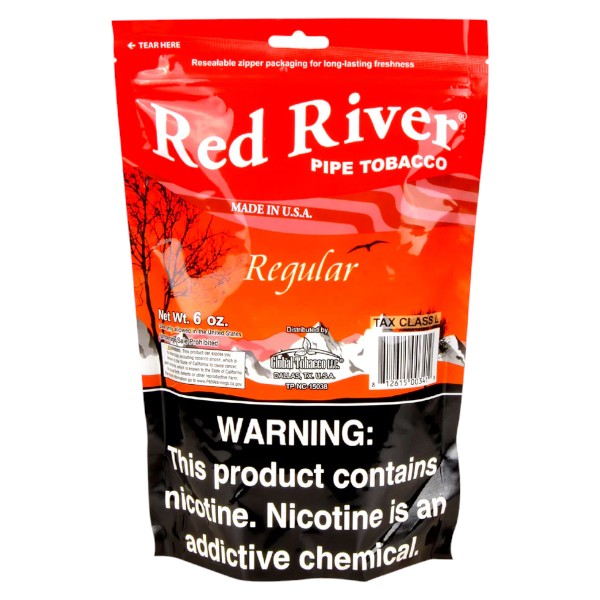 RED RIVER Regular Pipe Tobacco 6oz