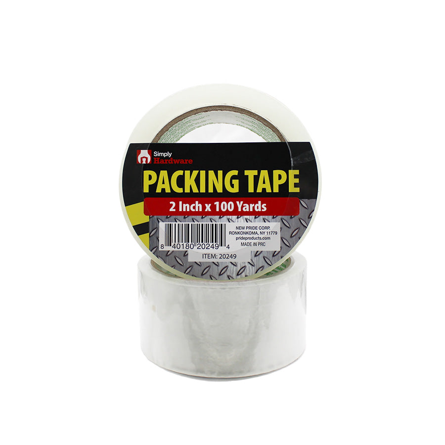 SIMPLY PACKING TAPE 2 IN 100 YD 36 MIC CLEAR