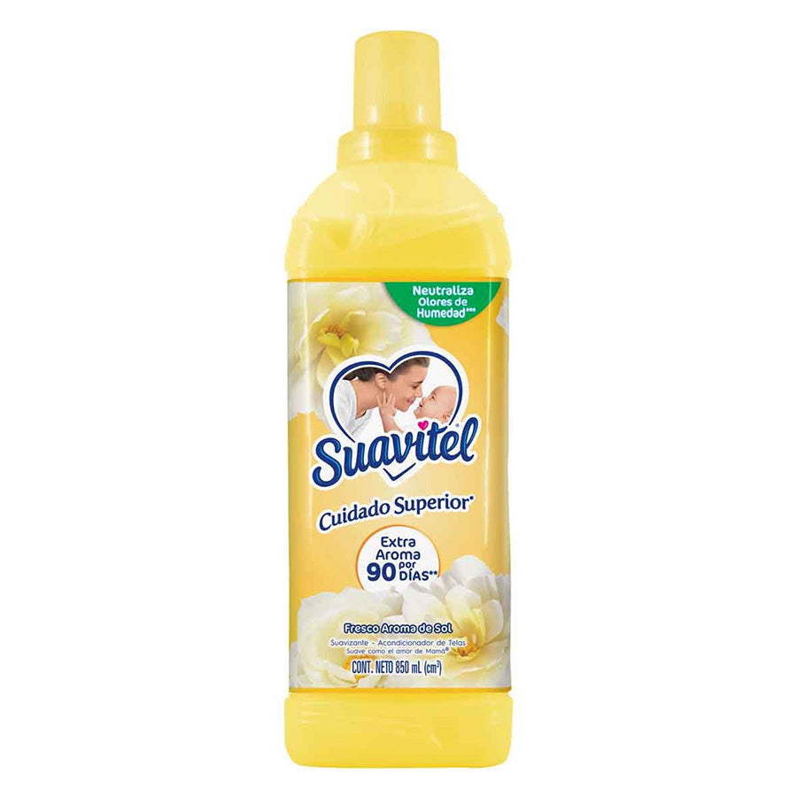 SUAVITEL FABRIC SOFTENER 850 ML AROMA DE SOL (YELLOW)