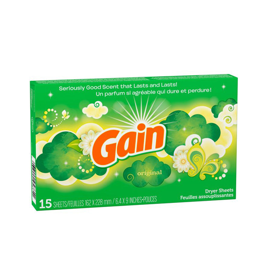 GAIN DRYER SHEETS 15 CT ORIGINAL