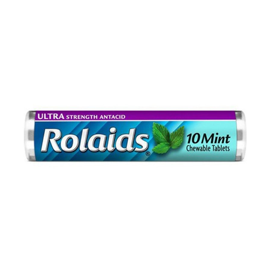 ROLAIDS ANTACID 10 CT ULTRA STRENGTH MINT TRAY