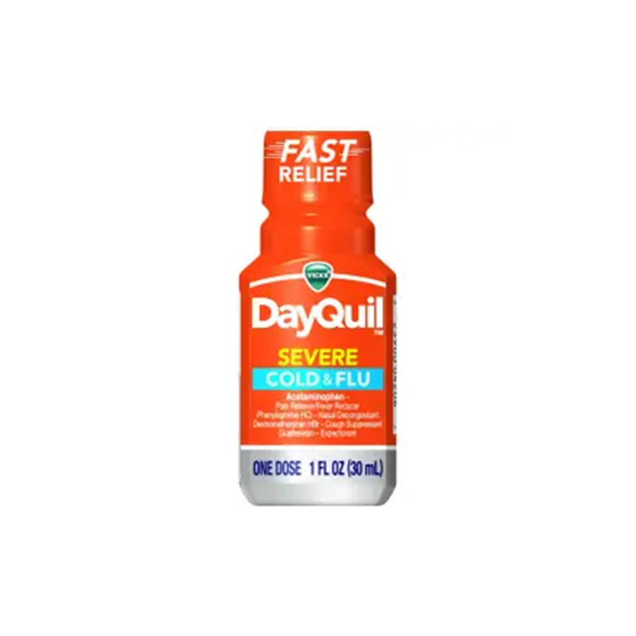 DAYQUIL COLD & FLU 1 OZ ONE DOSE SEVERE