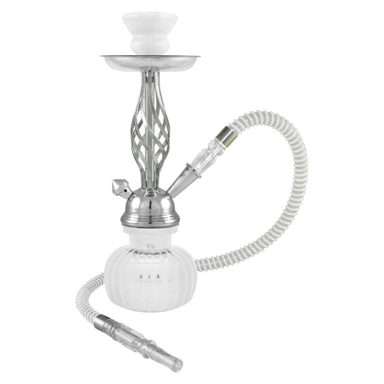 12" Swirl, 1 Hose, Premium Box WHITE