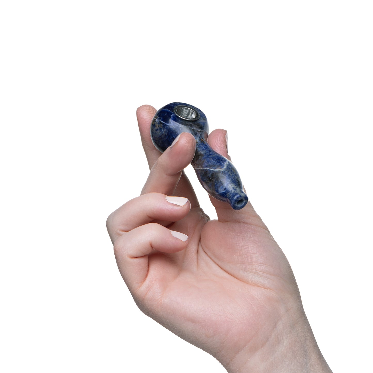 Astral Project Gemstone Spoon Pipes Hand Pipe Blue Sodalite