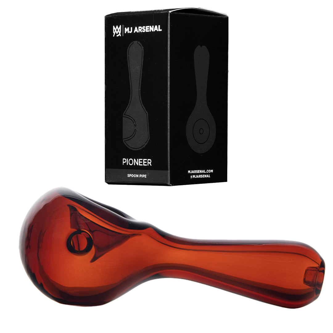 MJ Arsenal Pioneer Hand Pipe Amber