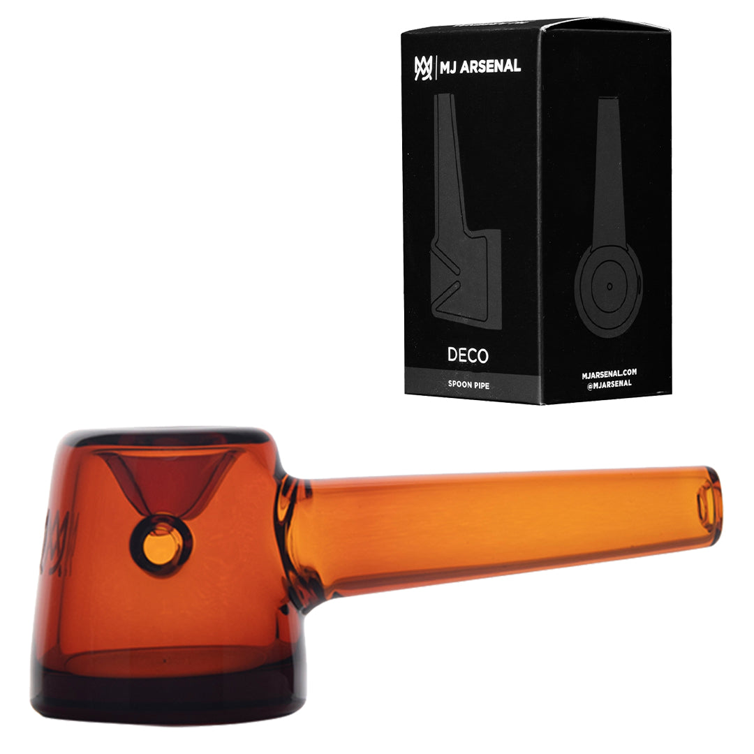 MJ Arsenal Deco Hand Pipe Amber
