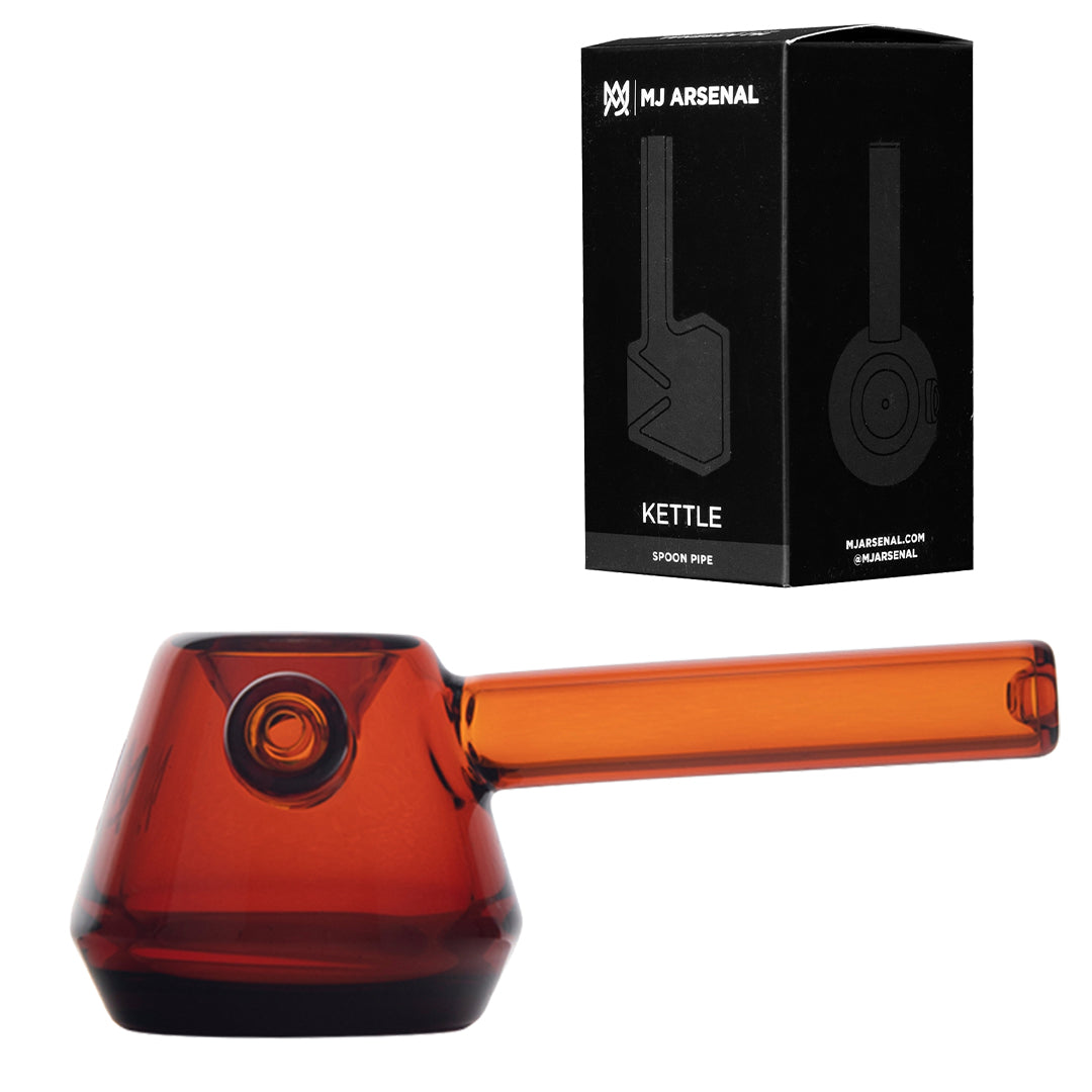 MJ Arsenal Kettle Hand Pipe Amber
