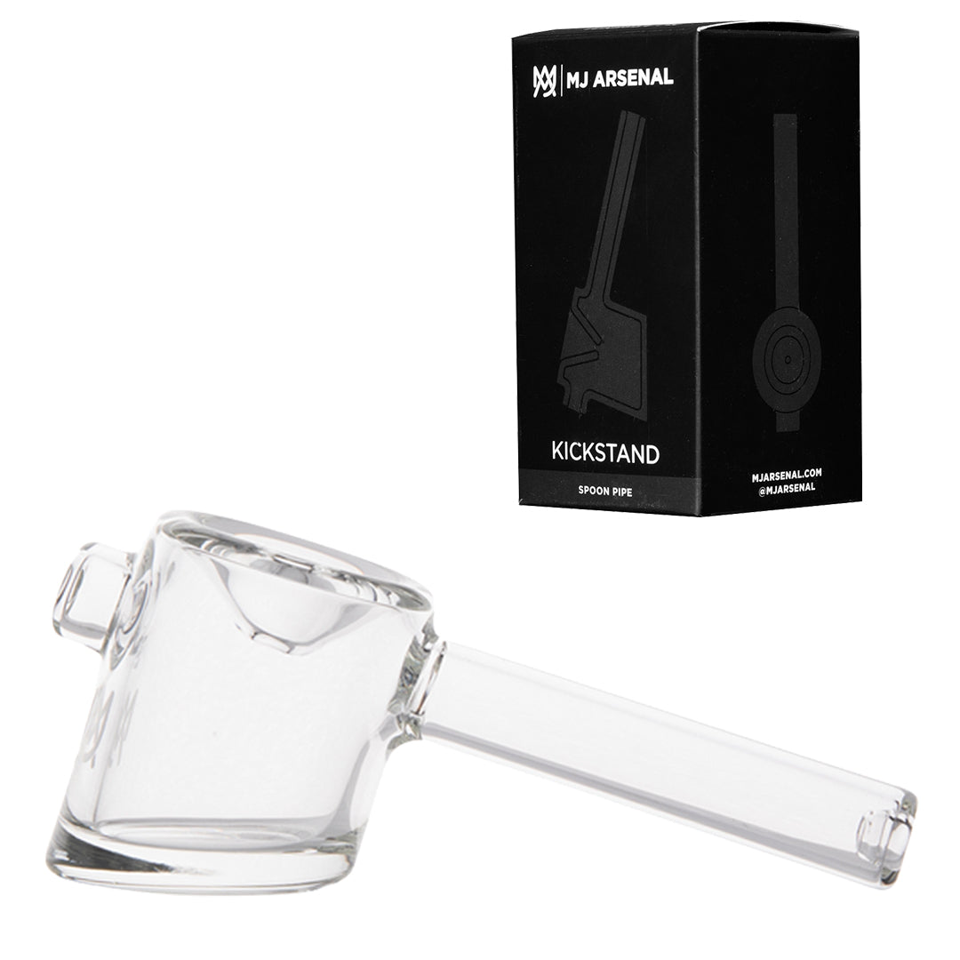 MJ Arsenal Kickstand Hand Pipe Clear