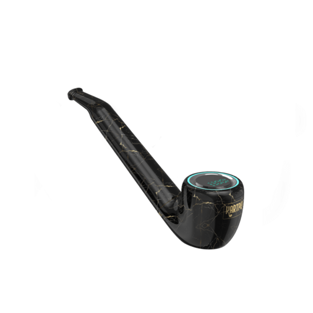Luzid (510BATT) Kart Pipe Black Gold Marble