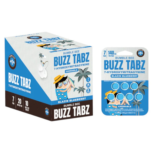 Bumble Bee Buzz Tabz 7-OH 20mg  x 7-Tab Blister (10 Pack)