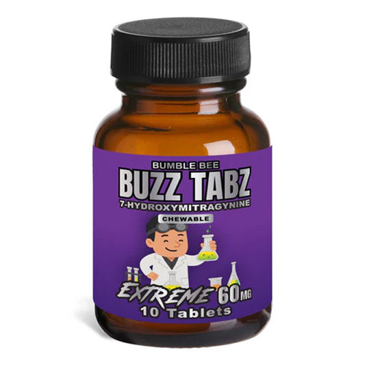 Bumble Bee Buzz Tabz Extreme 7-OH 60mg each Tablet (10 CT Jar)