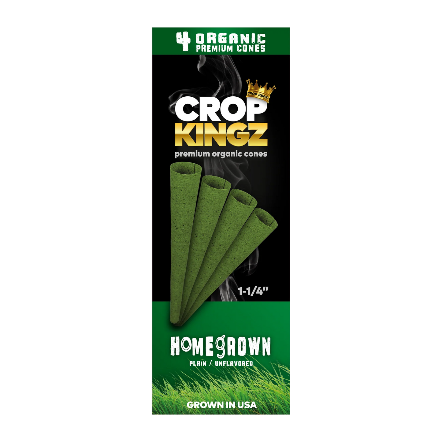 CROP KINGZ Bulk Cones Hemp 11/4 Size (84mm/26mm) 400ct