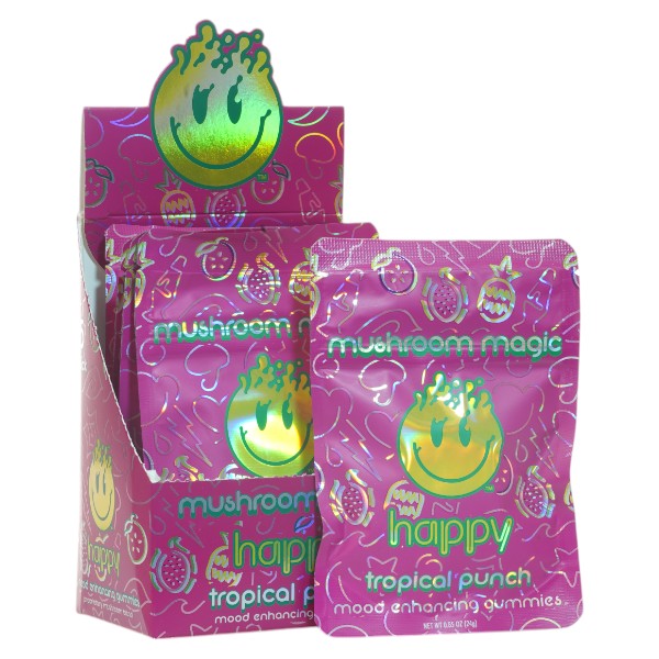 Got Happy Now Mushroom Magic Gummies (0.85oz/24g) 5 packs per Box