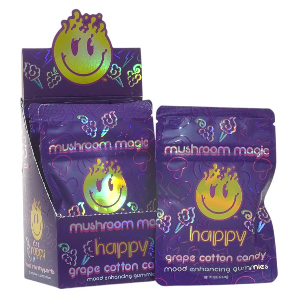 Got Happy Now Mushroom Magic Gummies (0.85oz/24g) 5 packs per Box