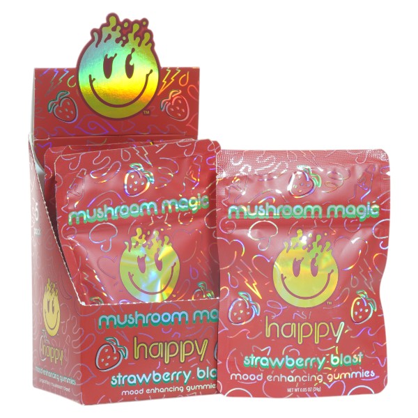 Got Happy Now Mushroom Magic Gummies (0.85oz/24g) 5 packs per Box