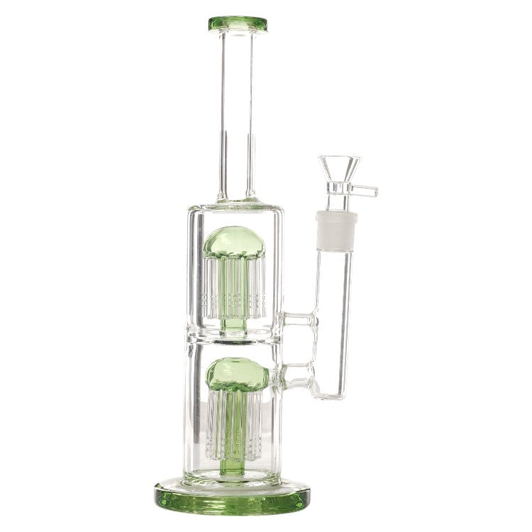 Unbranded Glass with 2 Tree 12.0"