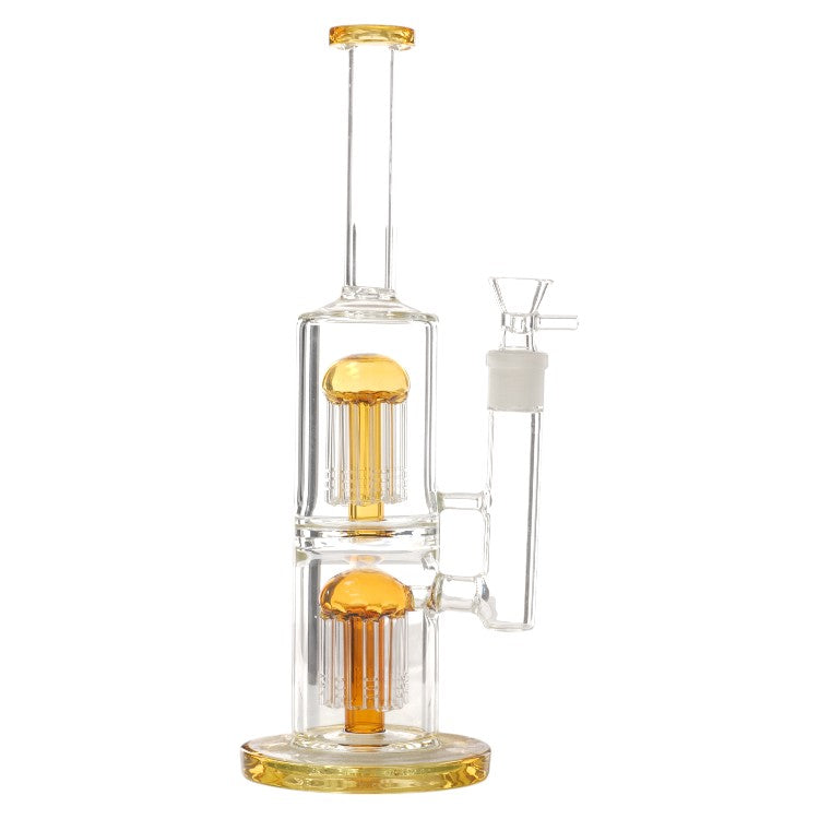 Unbranded Glass with 2 Tree 12.0"