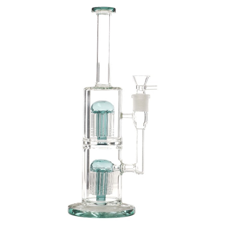 Unbranded Glass with 2 Tree 12.0"