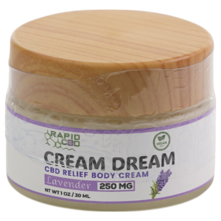Rapid CBD Cream Dream Body 250mg (1oz/30ML)