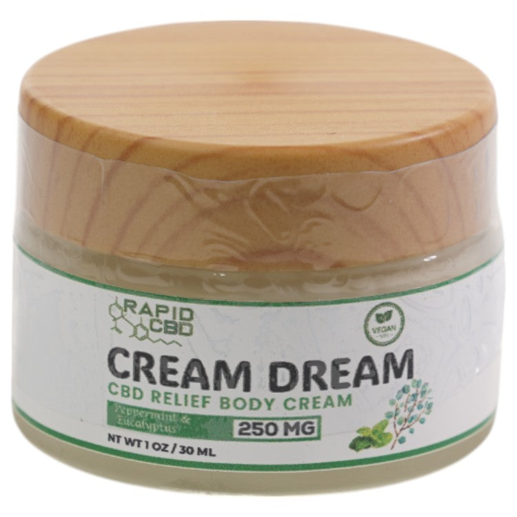 Rapid CBD Cream Dream Body 250mg (1oz/30ML)