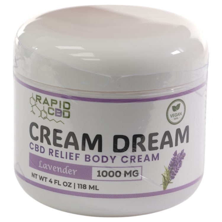 Rapid CBD Cream Dream Body 1000mg (4oz/118ML)
