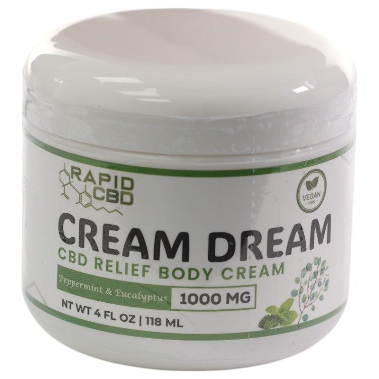 Rapid CBD Cream Dream Body 1000mg (4oz/118ML)