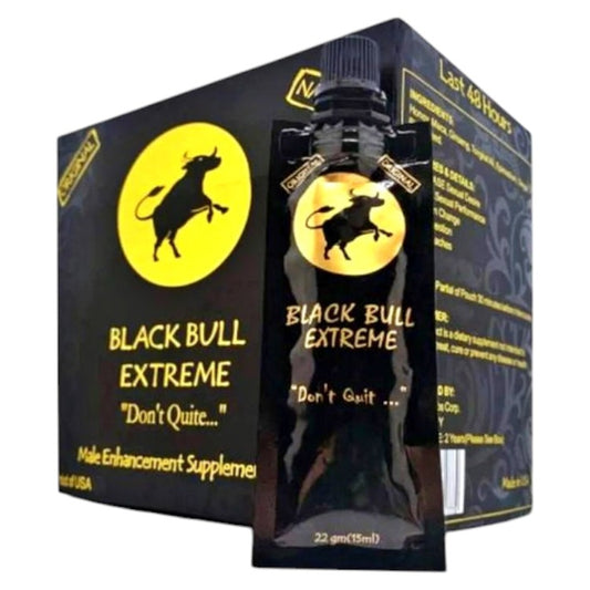 Black Bull Extreme Male Sexual Enhancement Honey 15 Pouches