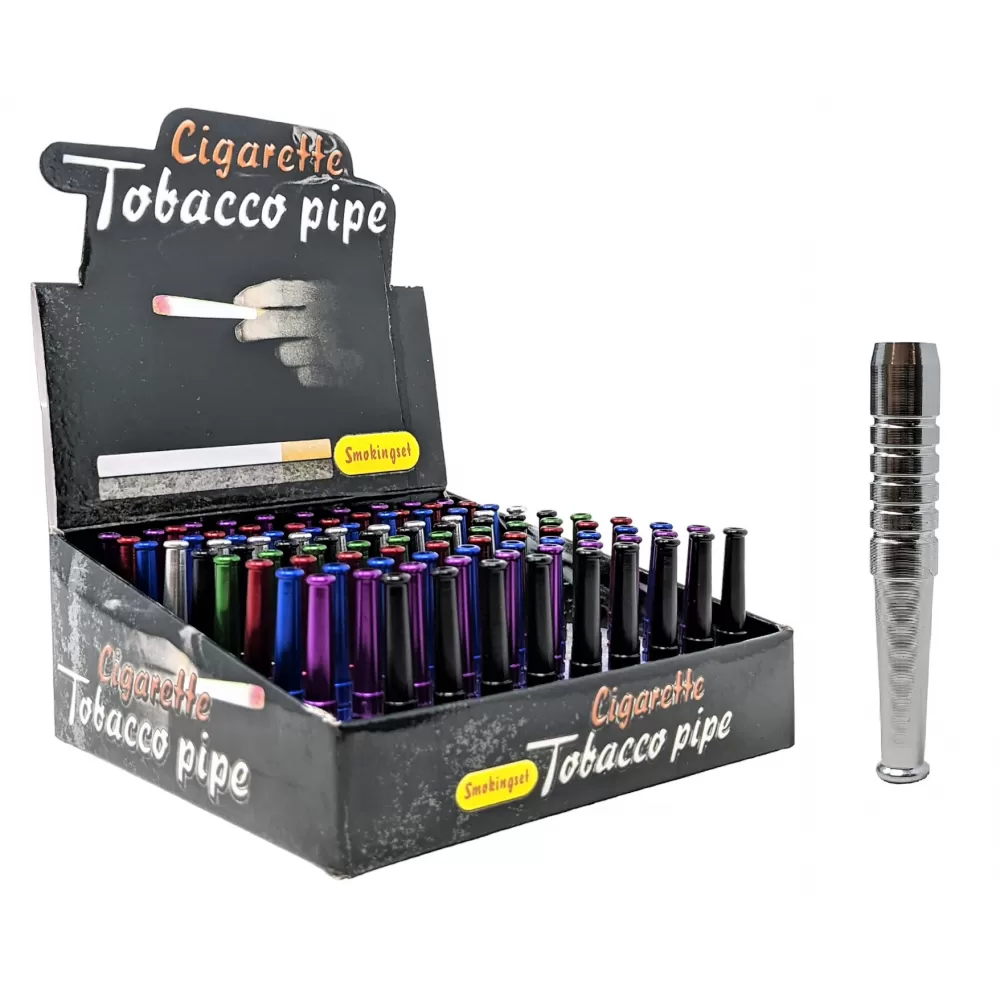 55MM Aluminum Tobacco Hand Pipe Taster Multi Color GRHAN0010