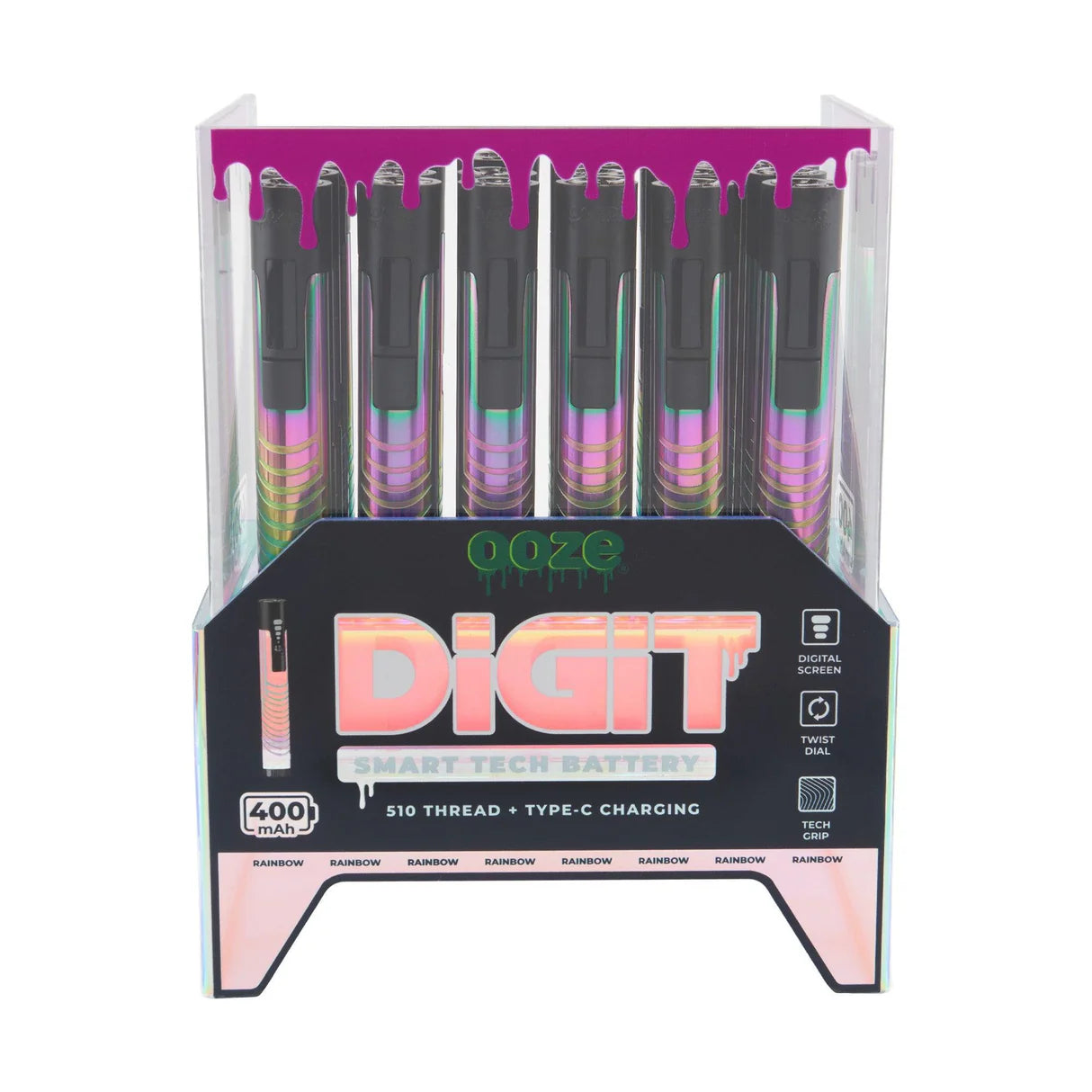 OOZE Digit 510 Battery Displa 24ct