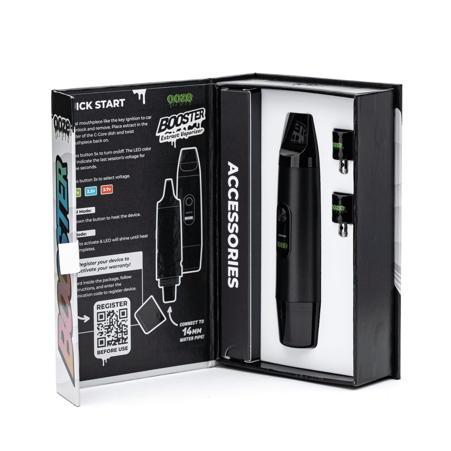 OOZE Booster 2-in-1 Wax Kit Black 1ct