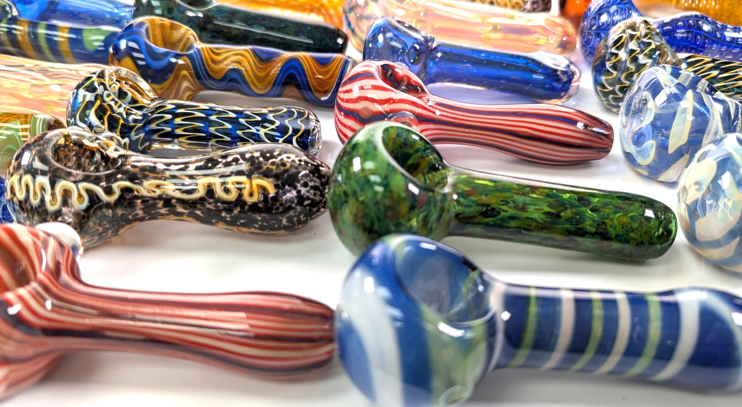 Hand Pipe Deal - AB10 - (Pack of 24) BUNDLE 3"/3.5" HIGH END PIPE