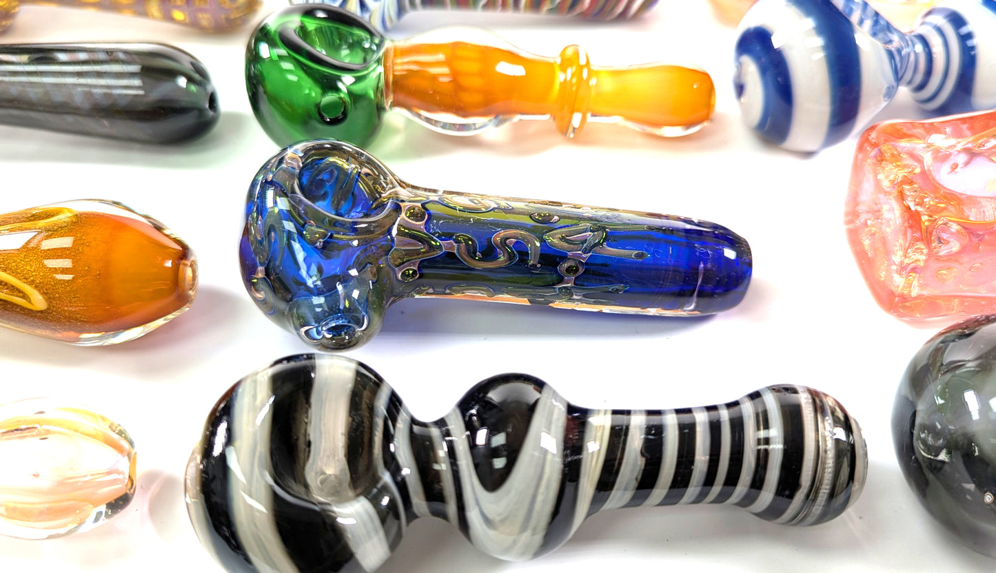 Hand Pipe Deal - AB15 - (Pack of 12) BUNDLE 4"/4.5" HIGH END HAND PIPE