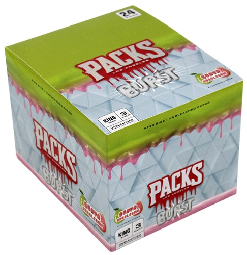 PACKS BURST Unbleached Cones King Size 3/24ct