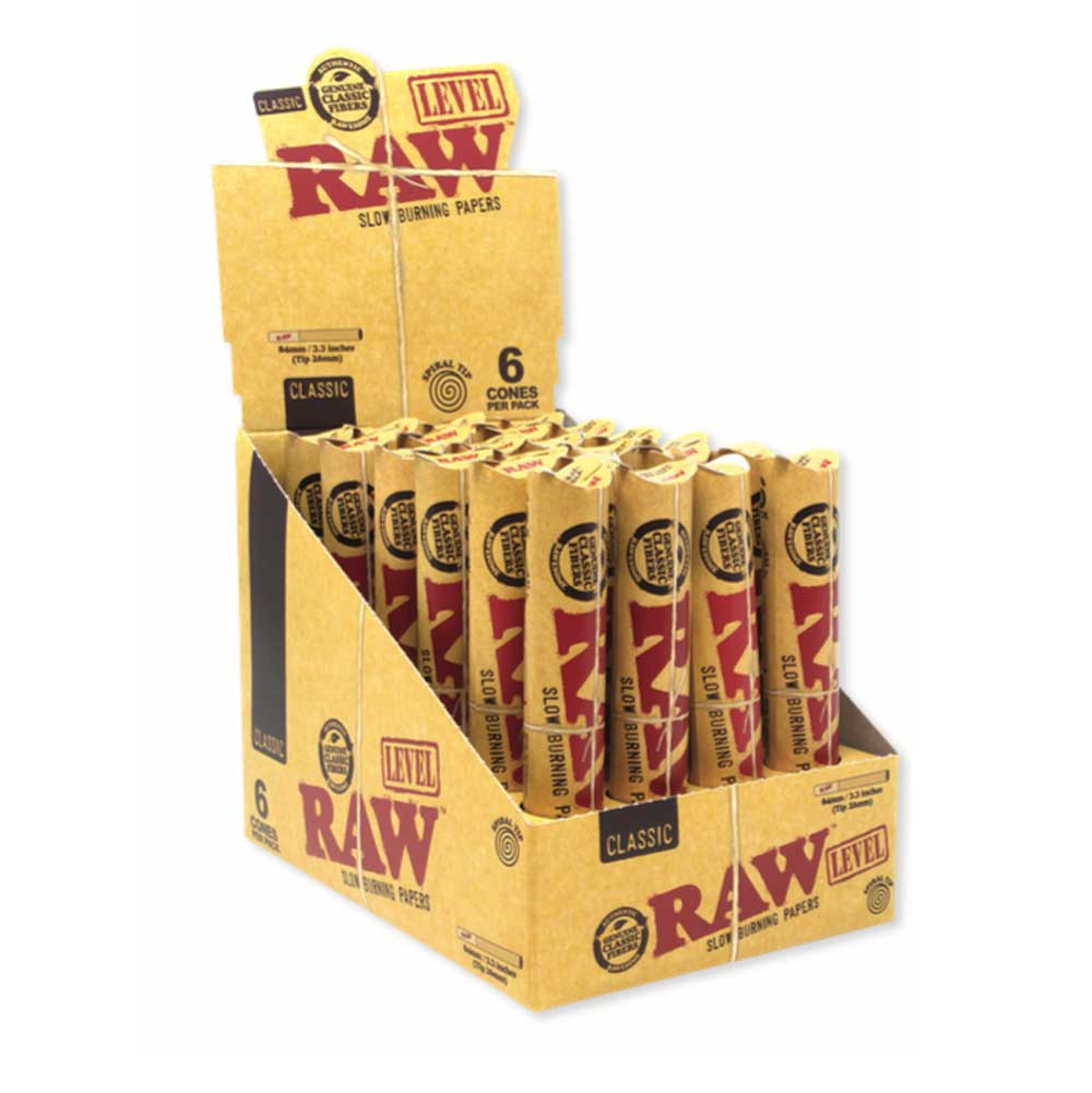 RAW Cones Classic Level 6-pack