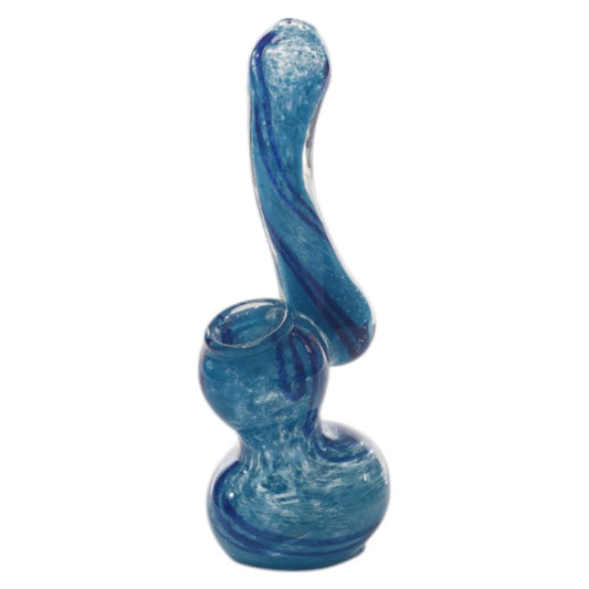 4" Assorted Mini Frit Line Bubbler Hand Pipe (RKGB4)