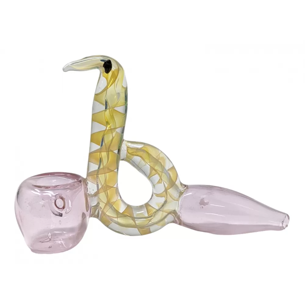 4" Color Tube Bird Hand Pipe (RKGS18)