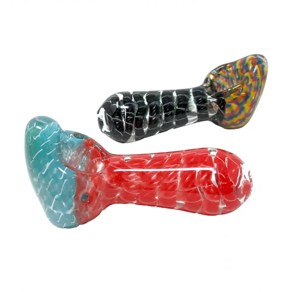 4" Solid Color Frit Art Rod Work Hand Pipe (Pack of 2) (SDK508)