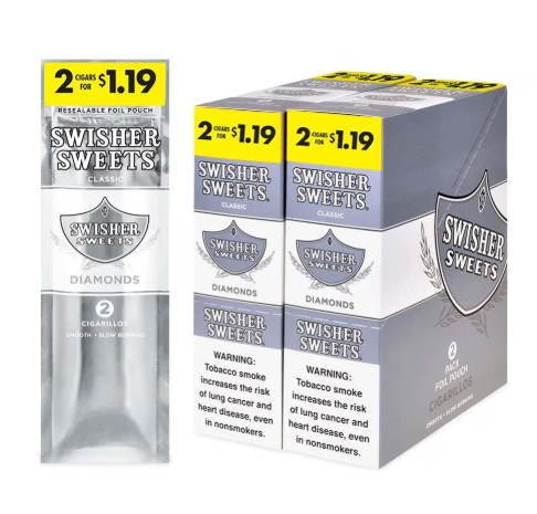 SWISHER SWEETS CIgarillos 2 for $1.19
