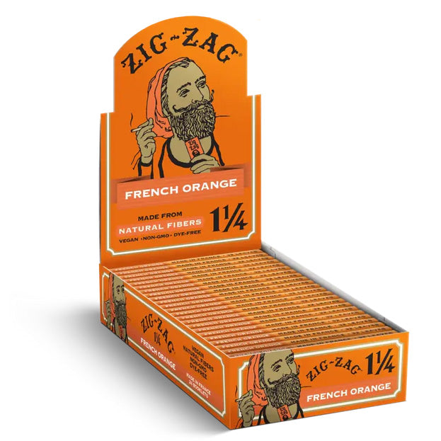 ZIG ZAG Papers Orange 11/4 Size