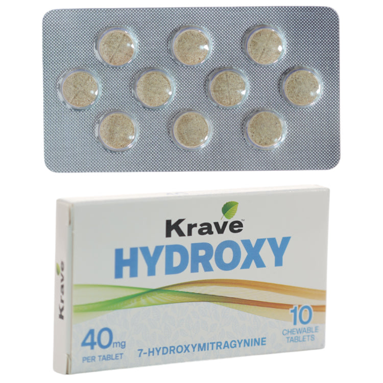 Krave Hydroxy 7-hydroxymitragynine Tablets (40mg Per Tablet)