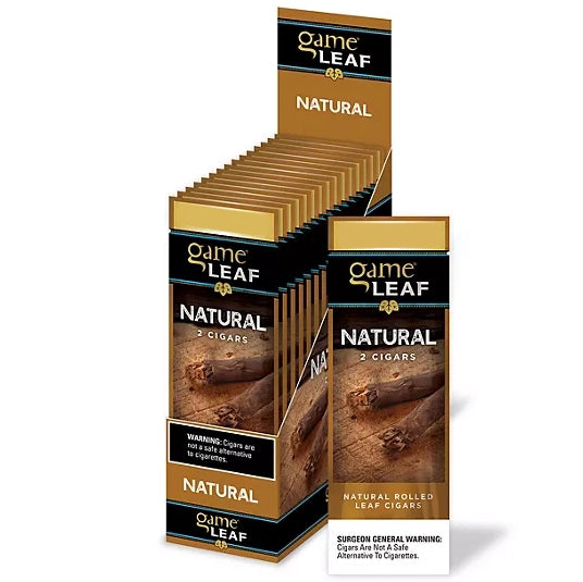 Game Leaf Cigars Dark 15/2   (2 Cigars)