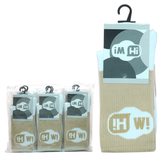 Im Hi - 12 pair of Socks (80% Cotton, 10% Nylon, 5% Acrylic, 5% Lycra)