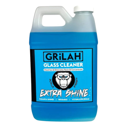 Grilah Glass Cleaner Alcohol Premium Grade 64oz - Extra Shine