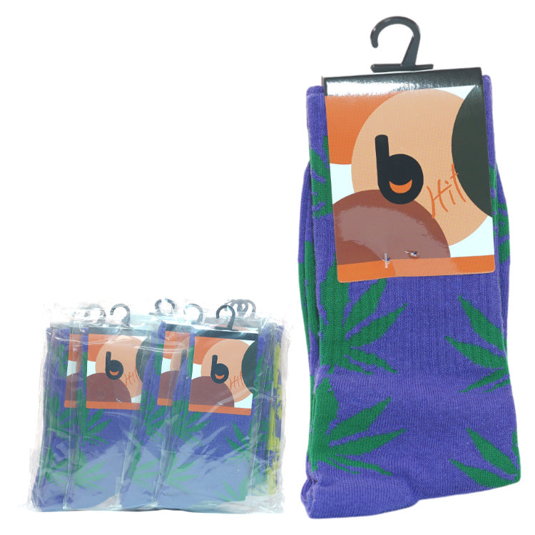 Ankle Leaf - 12 pair of Socks (80% Cotton, 10% Nylon, 5% Acrylic, 5% Lycra)