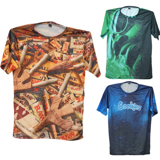 Unbranded 3D T-Shirts (Assorted Design & Mix Sizes) 3pcs