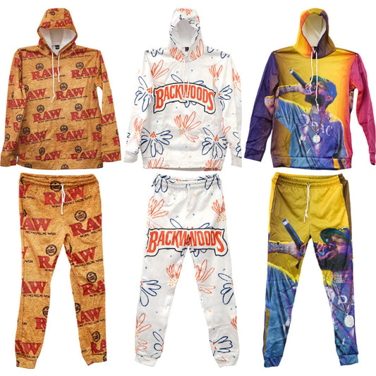 Unbranded 3D Hoodie 3 Sets (Assorted Design & Mix Sizes)